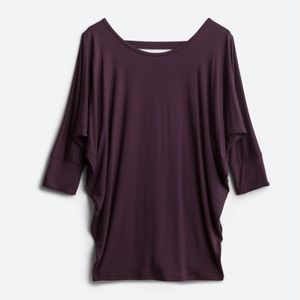 MARKET & SPRUCE Mallio Double Bar Back Knit Top, L